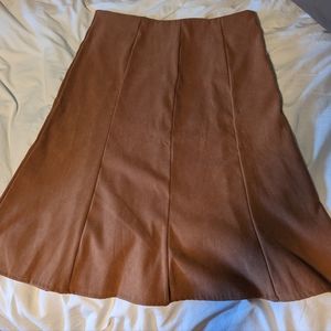 Carmel colored circle skirt